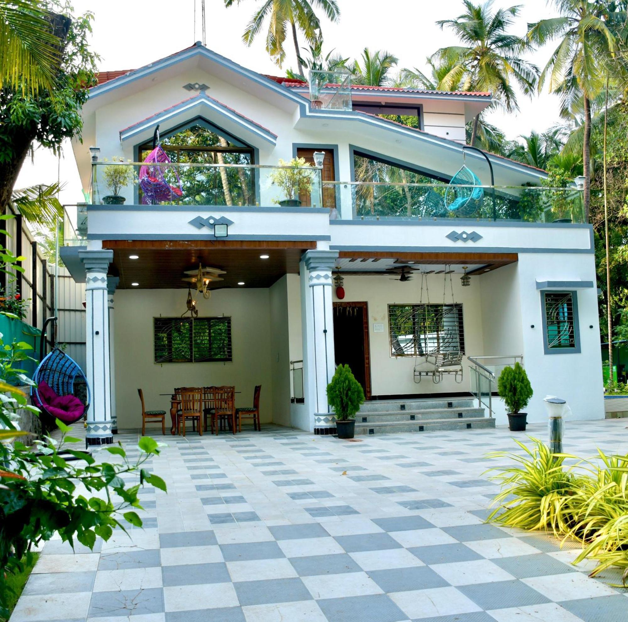 Seas The Day Luxurious 5Bhk Villa 2Min From Awas Beach With Huge Private Pool Alībāg Εξωτερικό φωτογραφία