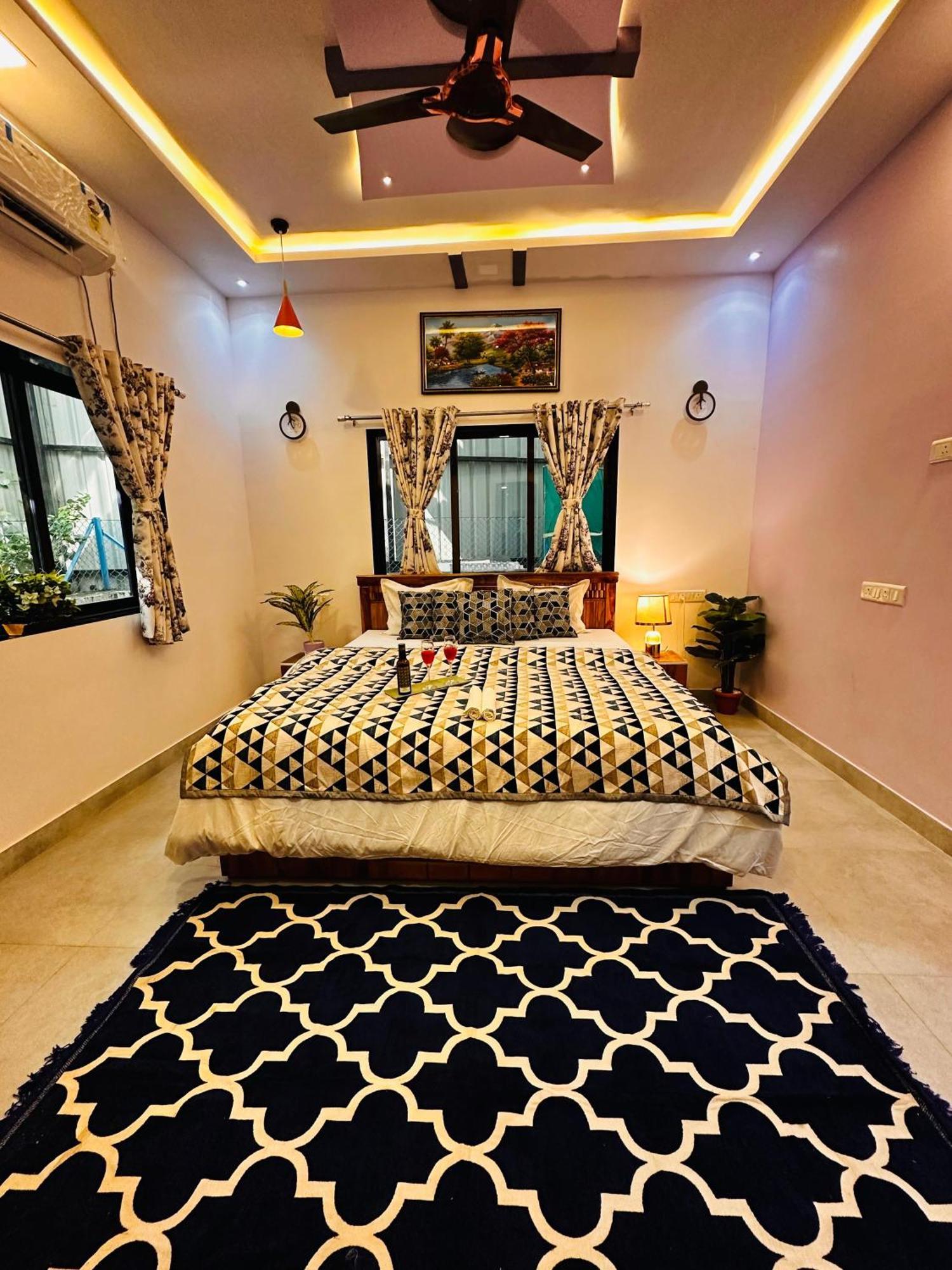 Seas The Day Luxurious 5Bhk Villa 2Min From Awas Beach With Huge Private Pool Alībāg Εξωτερικό φωτογραφία