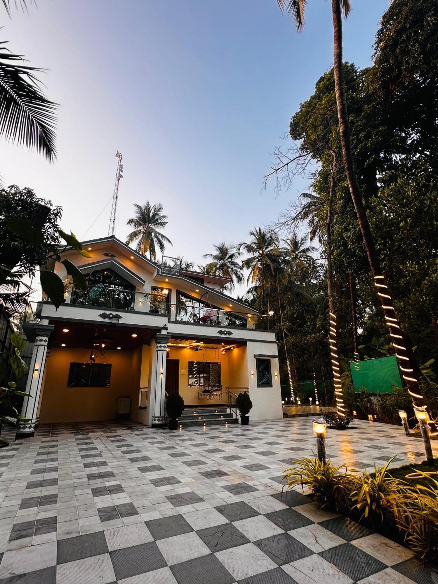 Seas The Day Luxurious 5Bhk Villa 2Min From Awas Beach With Huge Private Pool Alībāg Εξωτερικό φωτογραφία
