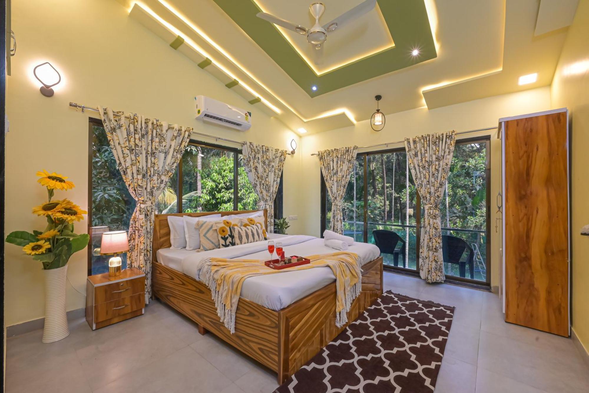 Seas The Day Luxurious 5Bhk Villa 2Min From Awas Beach With Huge Private Pool Alībāg Εξωτερικό φωτογραφία