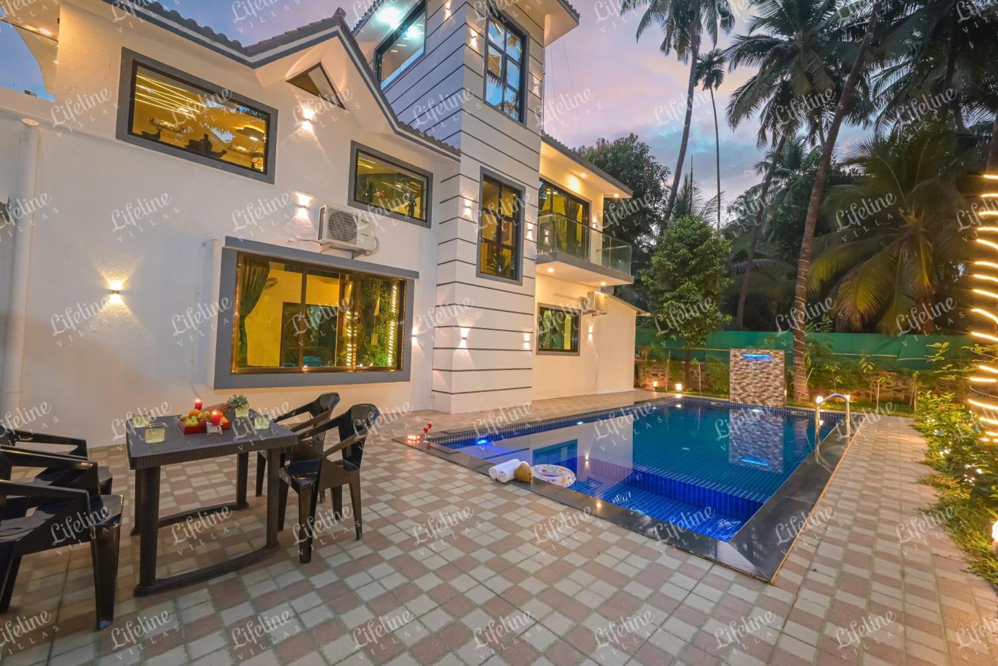 Seas The Day Luxurious 5Bhk Villa 2Min From Awas Beach With Huge Private Pool Alībāg Εξωτερικό φωτογραφία