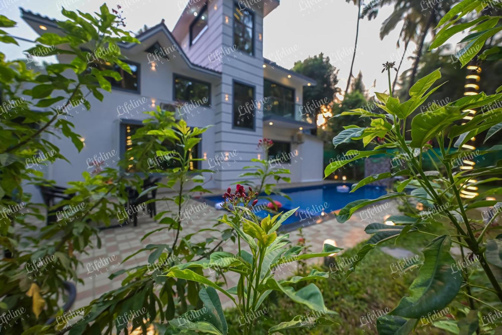 Seas The Day Luxurious 5Bhk Villa 2Min From Awas Beach With Huge Private Pool Alībāg Εξωτερικό φωτογραφία